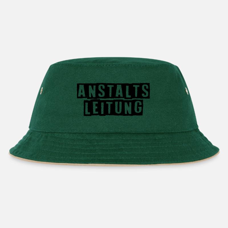 Lustiger Spruch Bild Witzig Humor Geschenkidee - Kinder Bucket Hat - Dunkelgrün/Beige