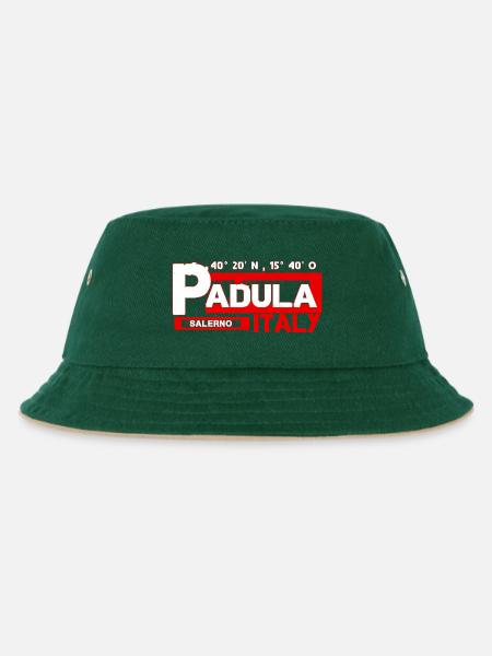 Padula itanlen Salerno Koordinaten  - Kinder Bucket Hat - Dunkelgrün/Beige