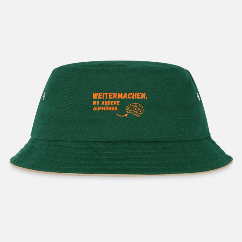 Icône du Cerveau du Continuez à Dire - Bob Enfant - vert foncé/beige