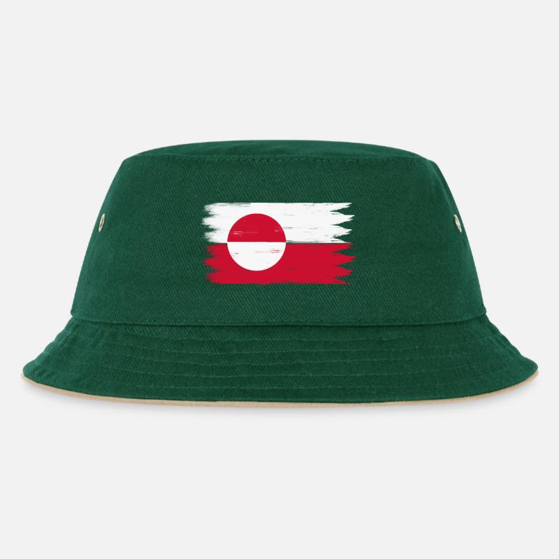 Les drapeaux aiment le vintage - Bob Enfant - vert foncé/beige