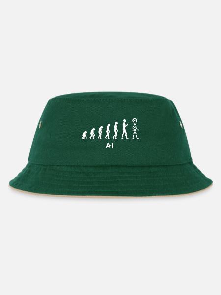 Évolution de l’IA – Intelligence artificielle - Bob Enfant - vert foncé/beige