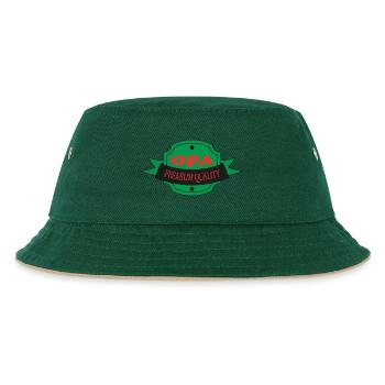 OPA PREMIUM QUALITY - Bob Enfant - vert foncé/beige - Devant