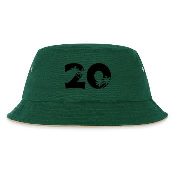 20 - Bob Enfant - vert foncé/beige - Devant