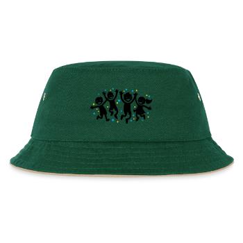 Enfants Joie Maternelle - Bob Enfant - vert foncé/beige - Devant
