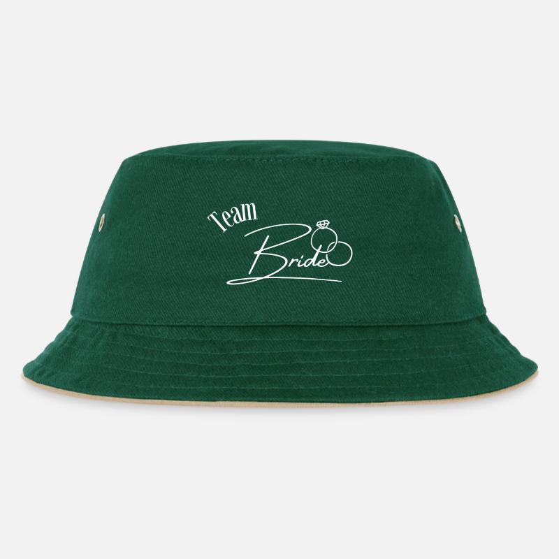 Équipe Bride - Bob Enfant - vert foncé/beige