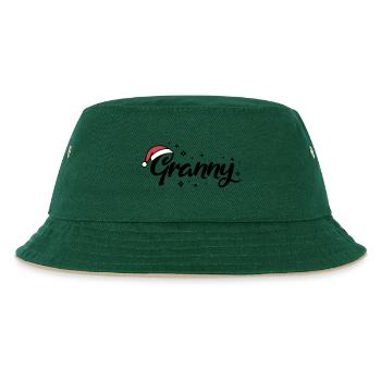 Chapeau de Noël Mamie Mamie - Bob Enfant - vert foncé/beige - Devant