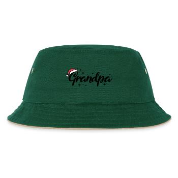 Chapeau de Père Noël Papi Papi - Bob Enfant - vert foncé/beige - Devant
