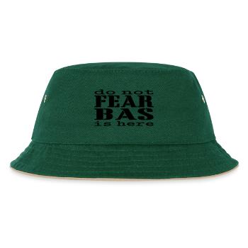 Do not fear Bas is here - Kids’ Bucket Hat - dark green/beige - Front