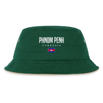 Phnom Penh Cambodia Khmer - Kids’ Bucket Hat - dark green/beige - Front