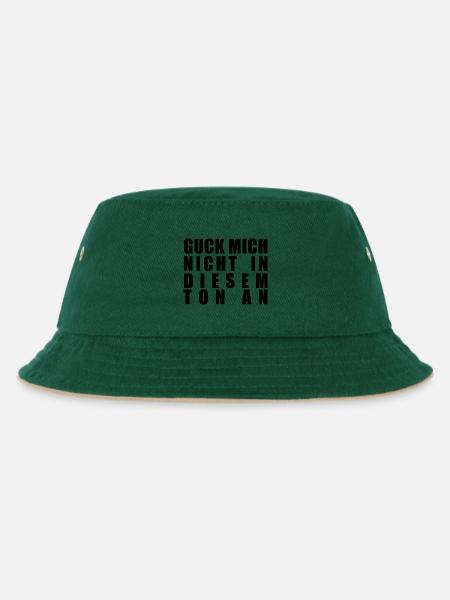 Lustiger Spruch Bild Witzig Humor Geschenkidee - Kinder Bucket Hat - Dunkelgrün/Beige