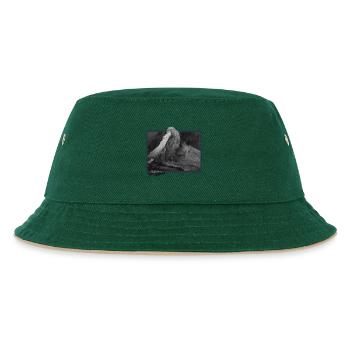 Cervino - Matterhorn - Kids’ Bucket Hat - dark green/beige - Front