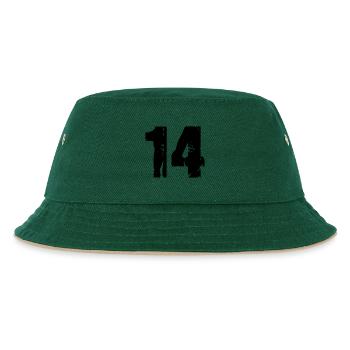 14 - Bob Enfant - vert foncé/beige - Devant