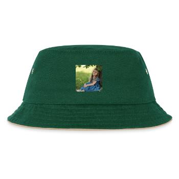 Robe d’été bleue en vert - Bob Enfant - vert foncé/beige - Devant