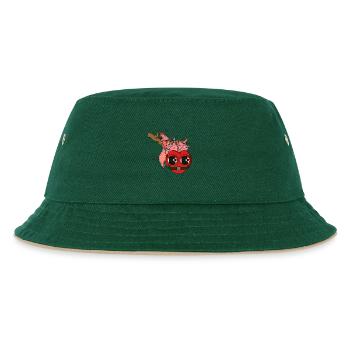 CROCHU - Bob Enfant - vert foncé/beige - Devant