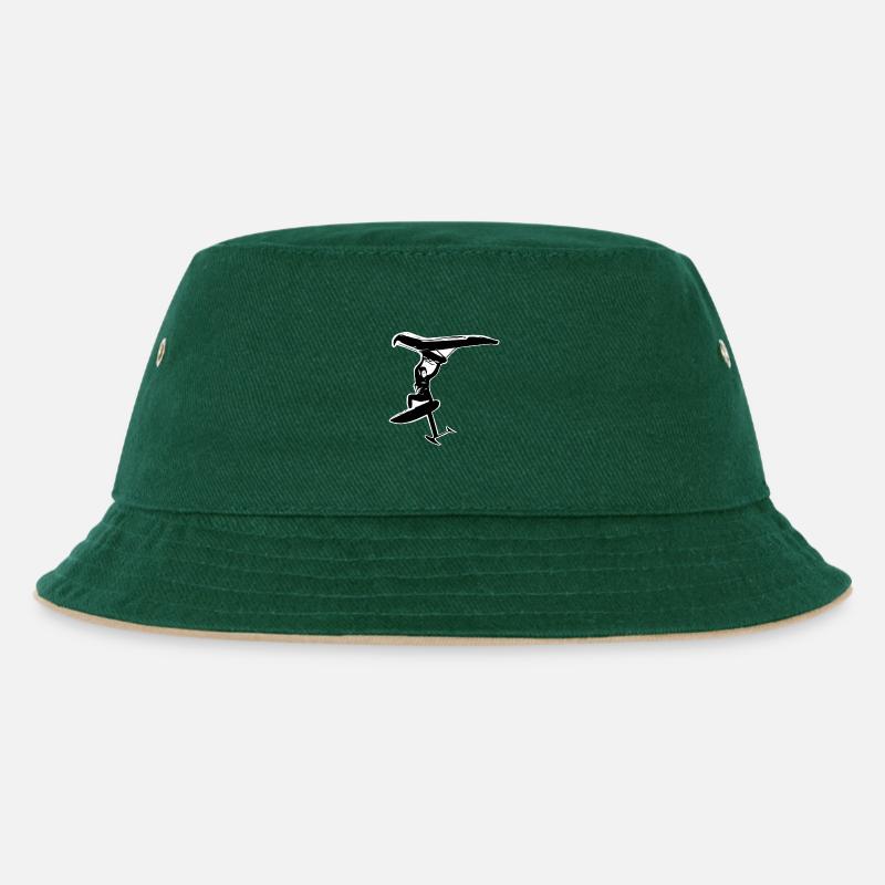 Saut wingfoil - Bob Enfant - vert foncé/beige