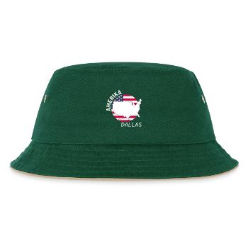 Dallas - Bob Enfant - vert foncé/beige - Devant
