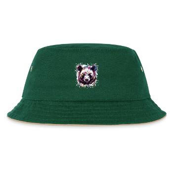 Panda Animal Panda Ours Panda - Bob Enfant - vert foncé/beige - Devant
