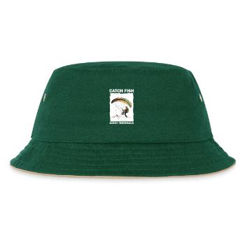 Parapente et pêche thermique - Bob Enfant - vert foncé/beige - Devant