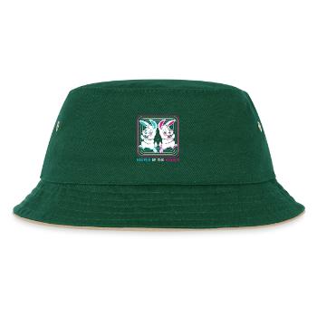 Gender Reveal Ostern Werdende Mutter - Kinder Bucket Hat - Dunkelgrün/Beige - Vorne