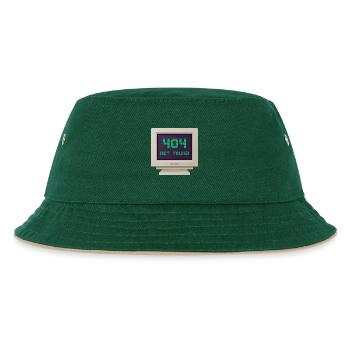 CRT Design - 404 Nicht gefunden - Kinder Bucket Hat - Dunkelgrün/Beige - Vorne