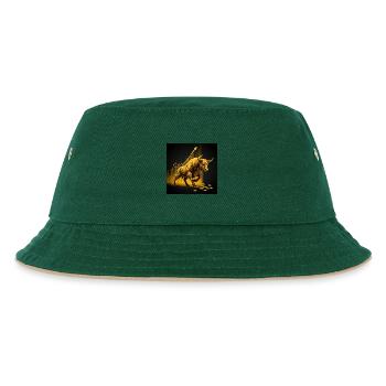 Golden Bull - Succès, Richesse, Argent, Marché boursier - Bob Enfant - vert foncé/beige - Devant