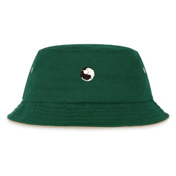 Yin et Yang bouddhisme graphique chats chat support - Bob Enfant - vert foncé/beige - Devant
