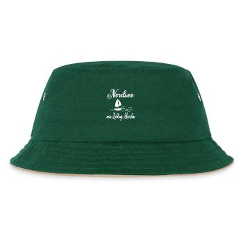 Nordsee Lieblingsmeerchen - Kinder Bucket Hat - Dunkelgrün/Beige - Vorne