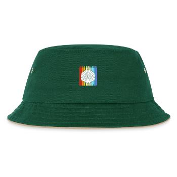 Shell Shell Collector - Kids’ Bucket Hat - dark green/beige - Front