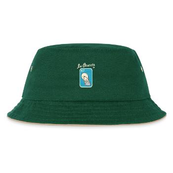 Feiere die mexikanische Kultur mit funny schuh - Kinder Bucket Hat - Dunkelgrün/Beige - Vorne