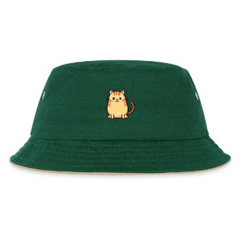 Juste mignon chaton - Bob Enfant - vert foncé/beige - Devant