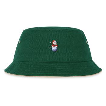 Santa Claus - Kids’ Bucket Hat - dark green/beige - Front