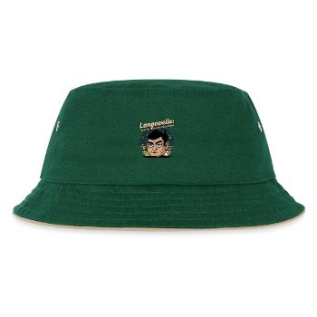 Boredom level extreme 01 - Kids’ Bucket Hat - dark green/beige - Front