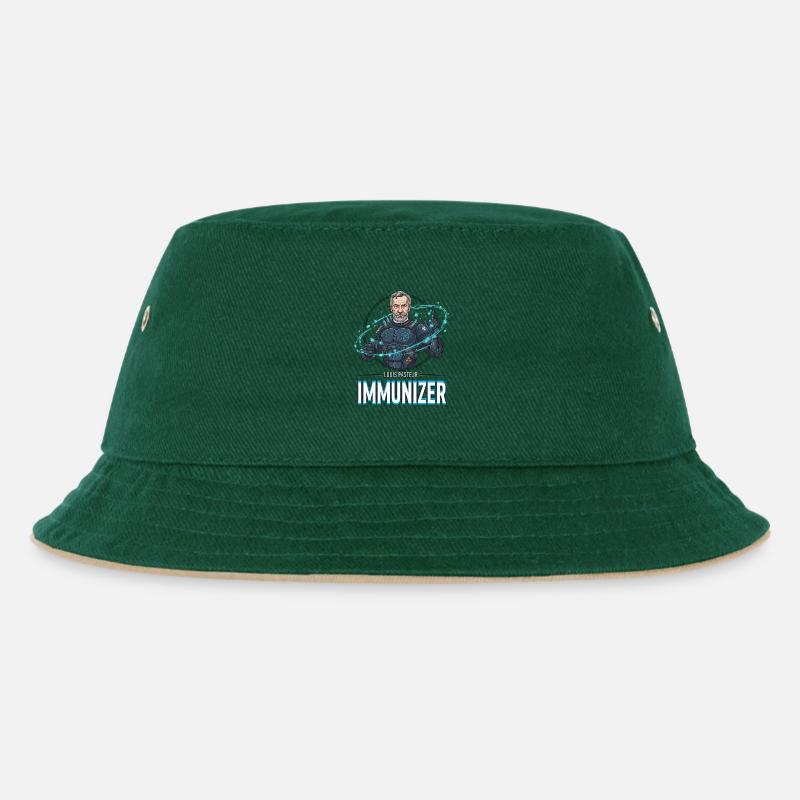 Pasteur-Immunizer-Rüstung - Kinder Bucket Hat - Dunkelgrün/Beige
