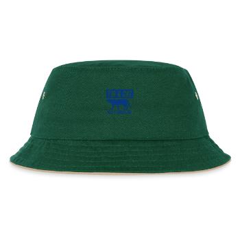 Tiger - Afrika - Wildnis - Naturschutz - Kinder Bucket Hat - Dunkelgrün/Beige - Vorne