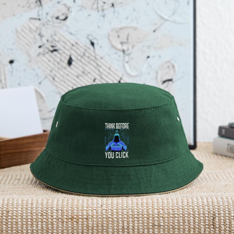 Hacker-Hacker-Hacker-Programmierer Linux Cybersicherheitsdaten Kinder Bucket Hat