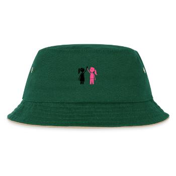 Amitié Fille Meilleur Ami - Bob Enfant - vert foncé/beige - Devant