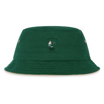 Ich kann nicht, ich habe die Schwerkraft in meiner Küche getestet - Kinder Bucket Hat - Dunkelgrün/Beige - Vorne