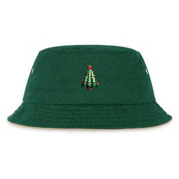 Christmas tree made of watermelon - Kids’ Bucket Hat - dark green/beige - Front