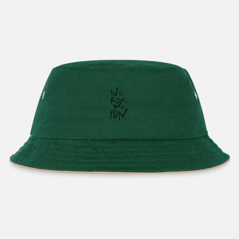 Pas de risque, pas de plaisir - Bob Enfant - vert foncé/beige