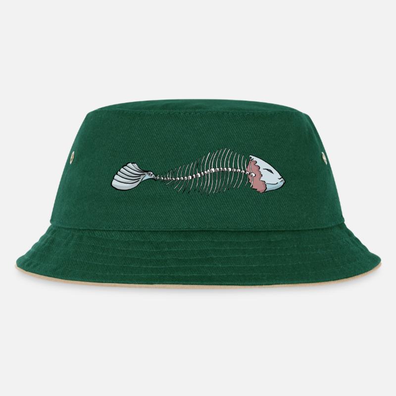 poisson - Bob Enfant - vert foncé/beige