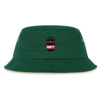 Après Ski Zermatt Party Team - Kids’ Bucket Hat - dark green/beige - Front