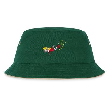 Santa Claus & Co. KG Embroidery Motif Elf - Kids’ Bucket Hat - dark green/beige - Front