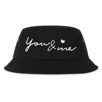 you&me - Kinder Bucket Hat - Schwarz - Vorne