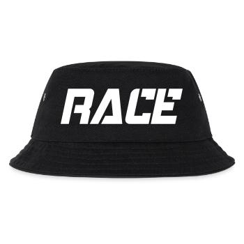 RACE - Kids’ Bucket Hat - black - Front