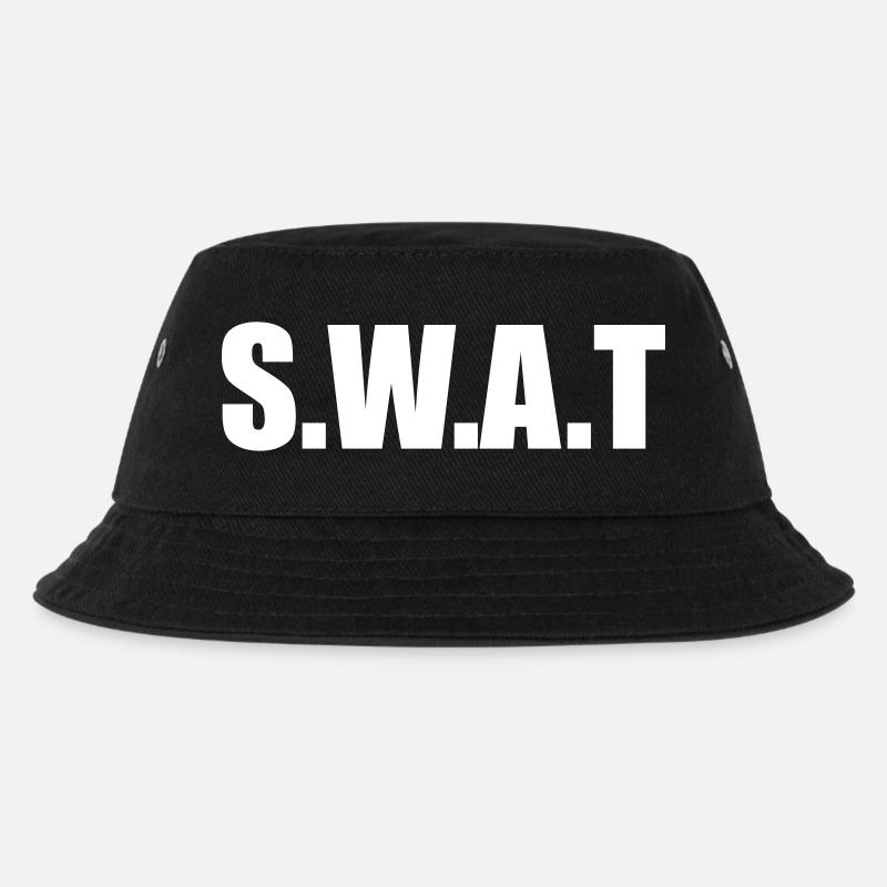 schlagen - Kinder Bucket Hat - Schwarz
