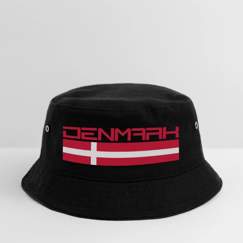 Denmark Logo Design Kinder Bucket Hat