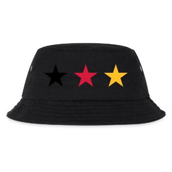 Allemagne trois étoiles dans Noir Rouge Or - Bob Enfant - noir - Devant
