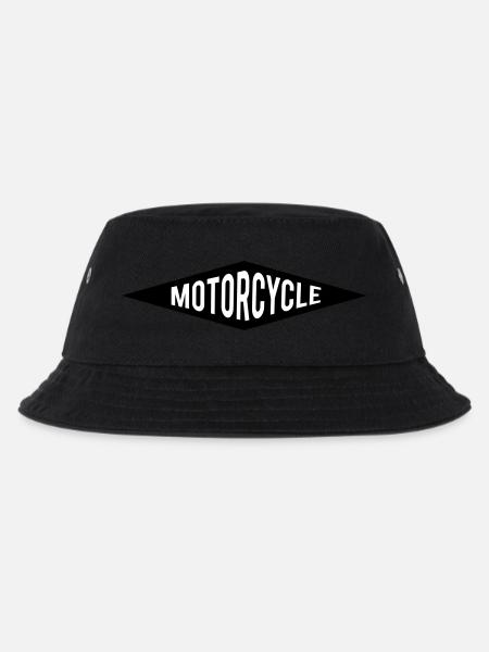 Motorrad - Kinder Bucket Hat - Schwarz