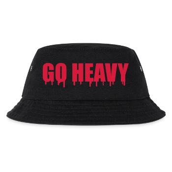 Go Heavy - Kids’ Bucket Hat - black - Front