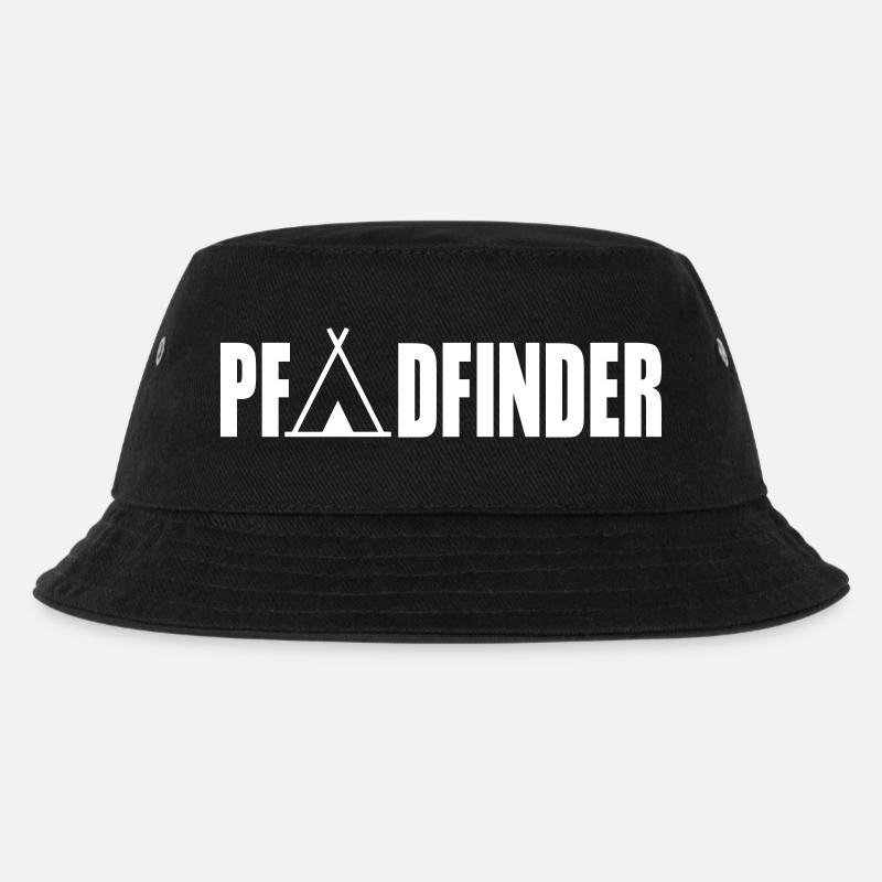 Pfadfinder - Kinder Bucket Hat - Schwarz